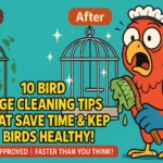 10 life-changing bird cage cleaning tips that save time and protect bird health - before/after transformation