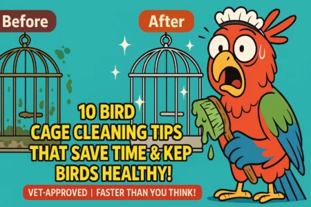 10 life-changing bird cage cleaning tips that save time and protect bird health - before/after transformation