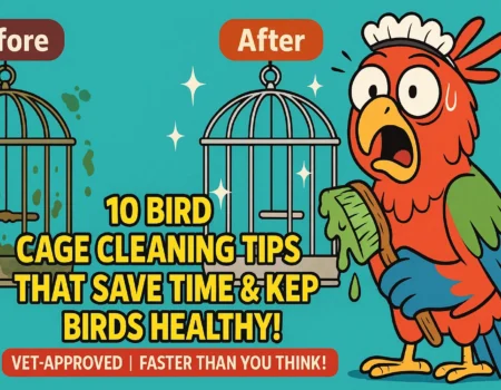10 life-changing bird cage cleaning tips that save time and protect bird health - before/after transformation