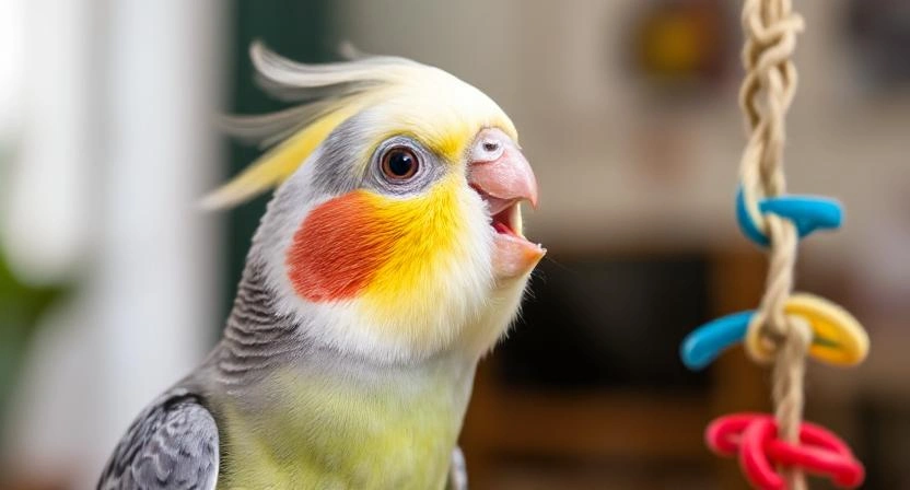 bird communication using training button